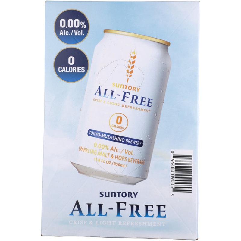 SUNTORY SPKL MALT ALLFREE(NA)CAN6P