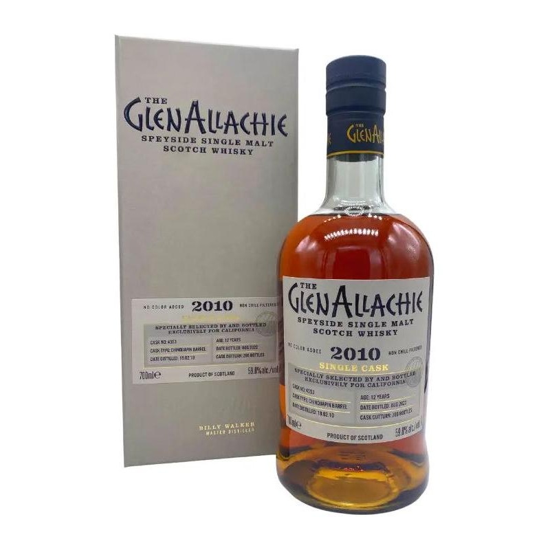 GlenAllachie 2010 12 year Chinquapin Cask 4553