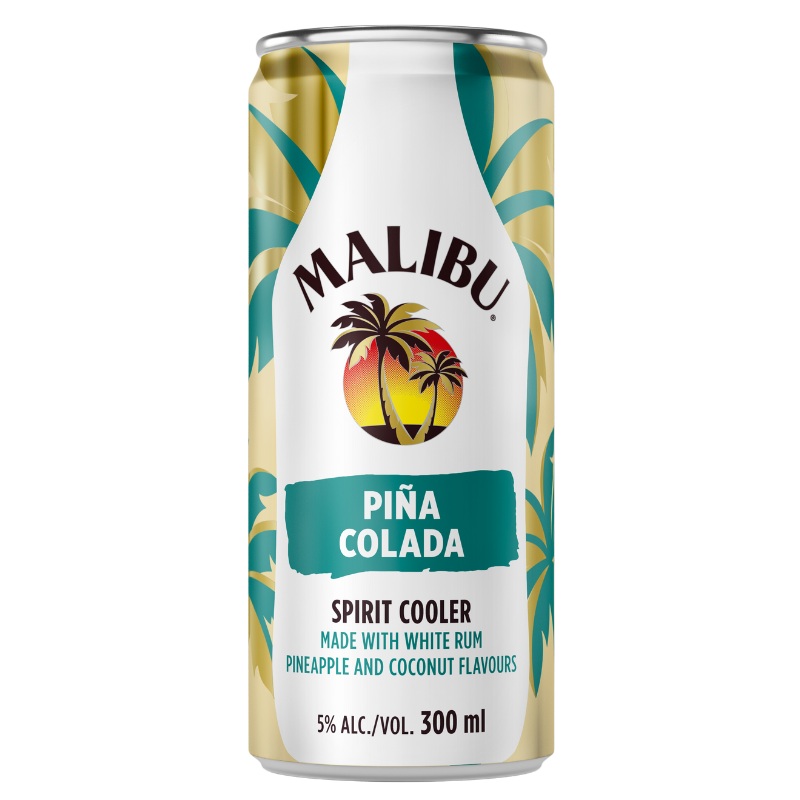 Malibu Pina Colada Cans 4 Pack