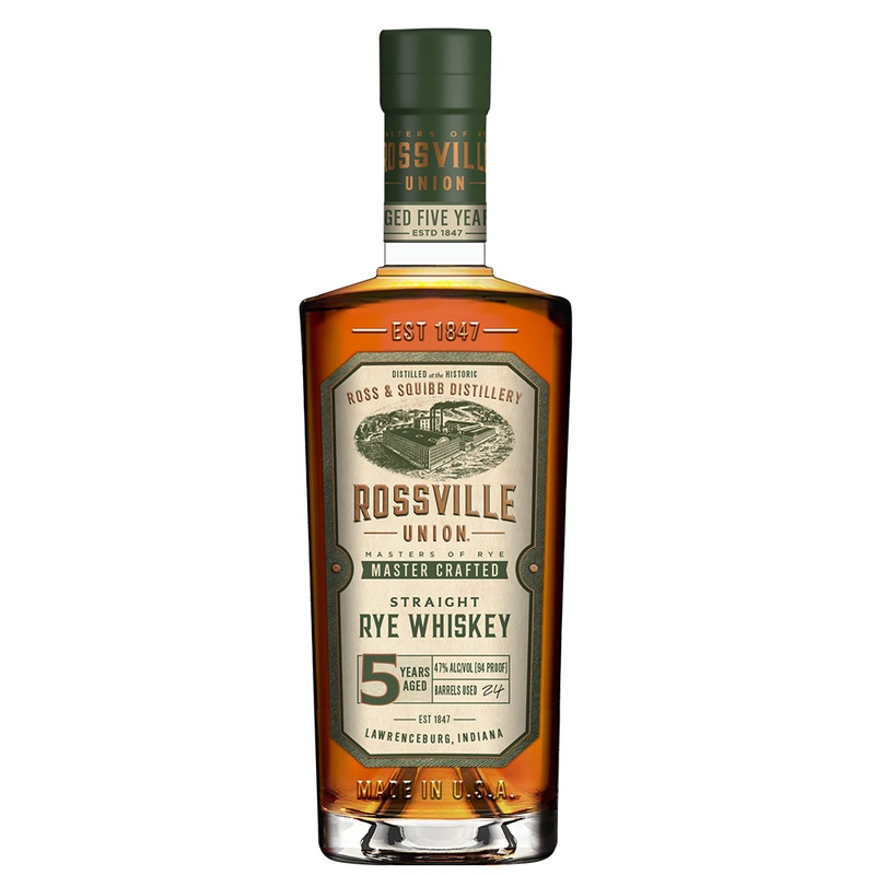 Rossville Union Barrel Proof Straight Rye Whiskey