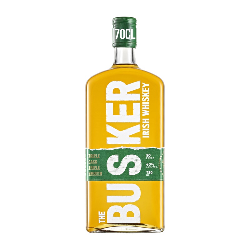 The Busker Triple Cask Smooth Irish Whiskey