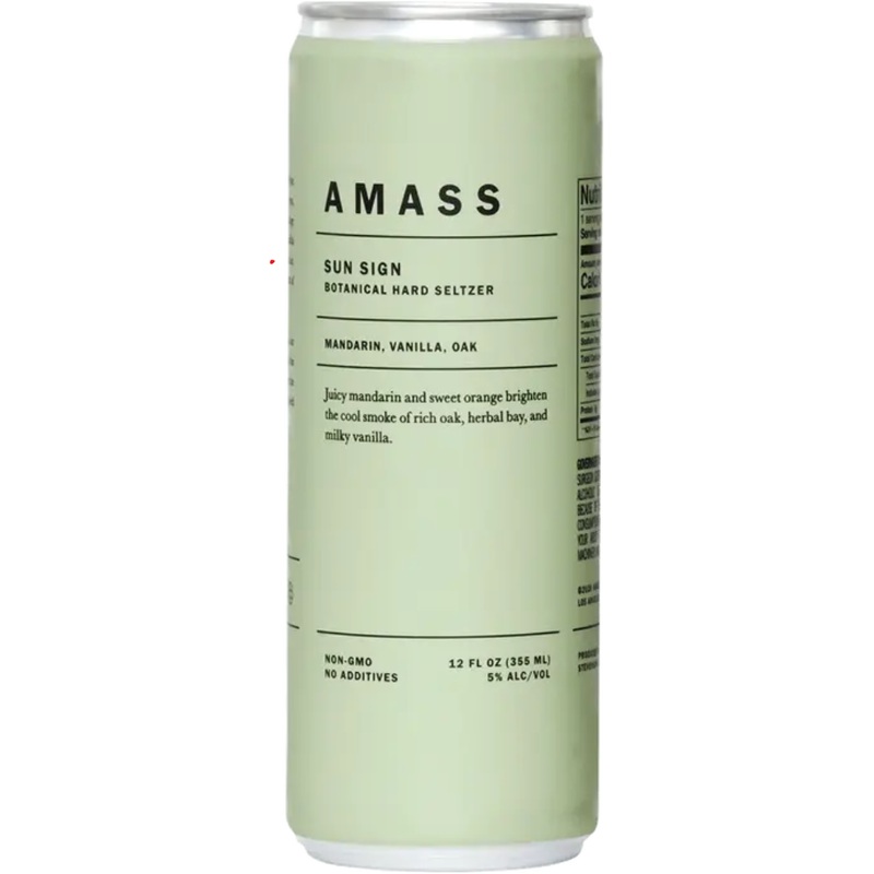 Amass Sun Sign Mandarin, Vanilla, Oak Cans