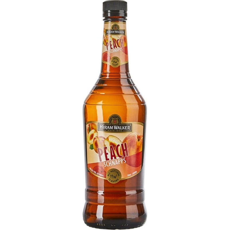 Hiram Walker Peach Schnapps 30 Proof