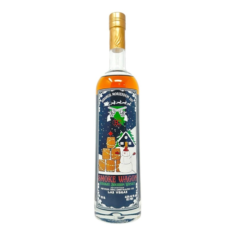 Smoke Wagon Christmas Edition Straight Bourbon