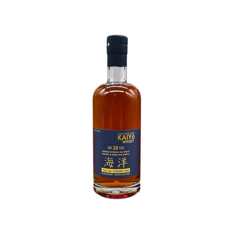 Kaiyo Whisky The 1er Grand Cru 10 year Japanese Mizunara Oak Whisky Finished In French Oak Barrels 700ml