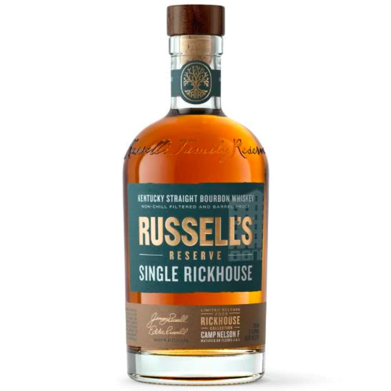 Russell's Reserve Single Rickhouse Camp Nelson F Bourbon Whiskey 2023