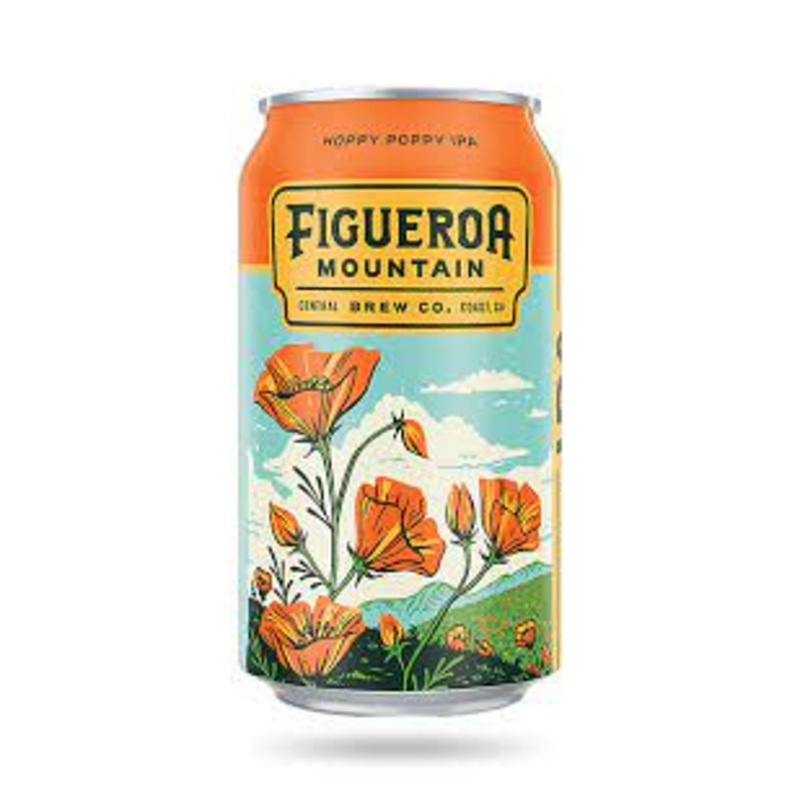 Figueroa Mountain Hoppy Poppy Ipa 12oz 6 Pack Can (alc.6.5%)