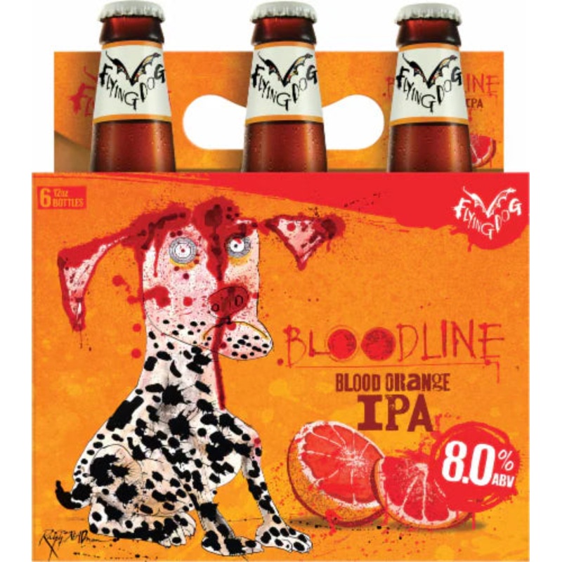 Flying Dog Bloodline Orange Ipa 12oz 6 Pack Bottle