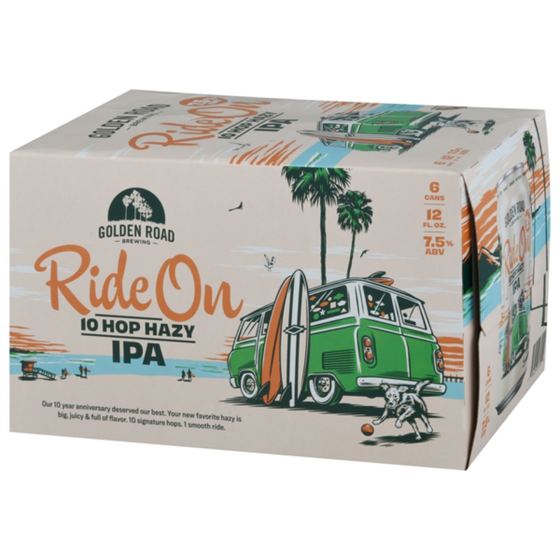 Golden Road 10 Hop Hazy IPA 12oz 6 Pack Can