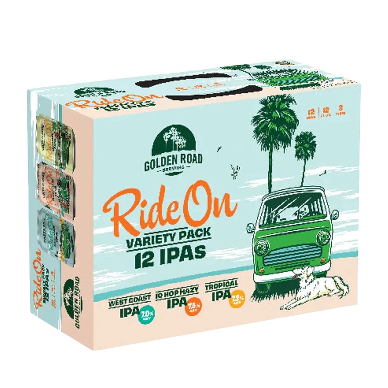 Golden Road Ride On Variety Pack IPA 12oz 12 Pack Can