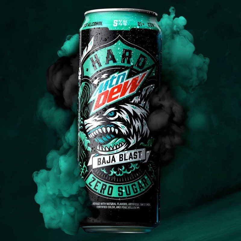 Hard Mtn Dew Baja Blast 24oz