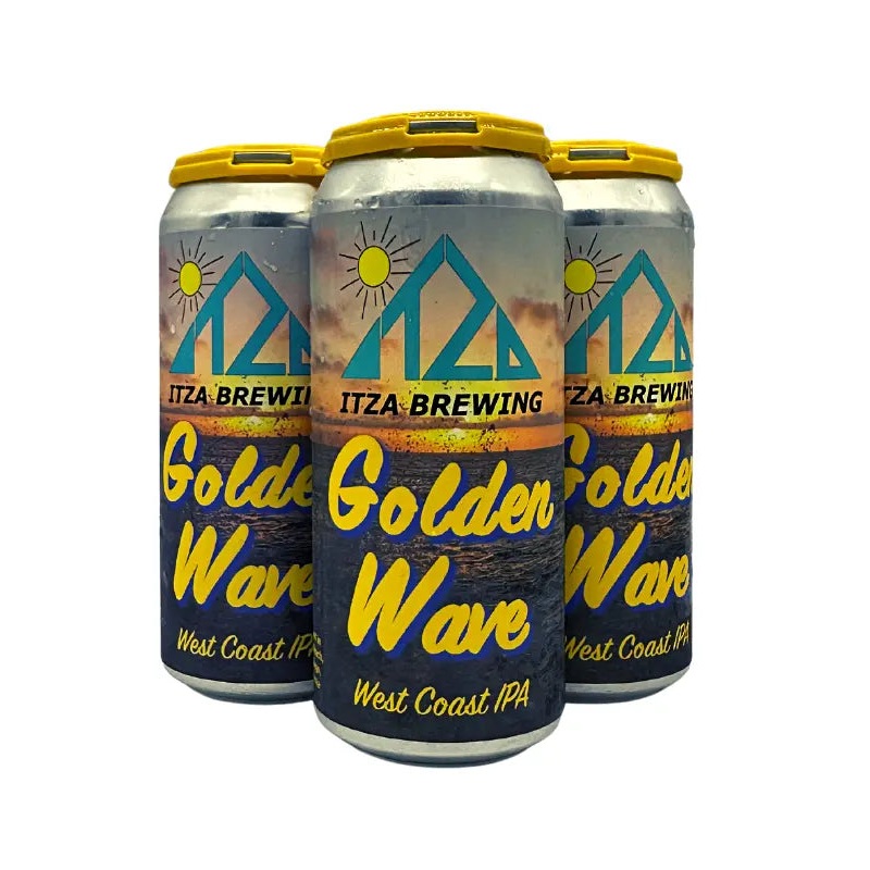 Itza Brewing Golden Wave West Coast IPA 4-Pack