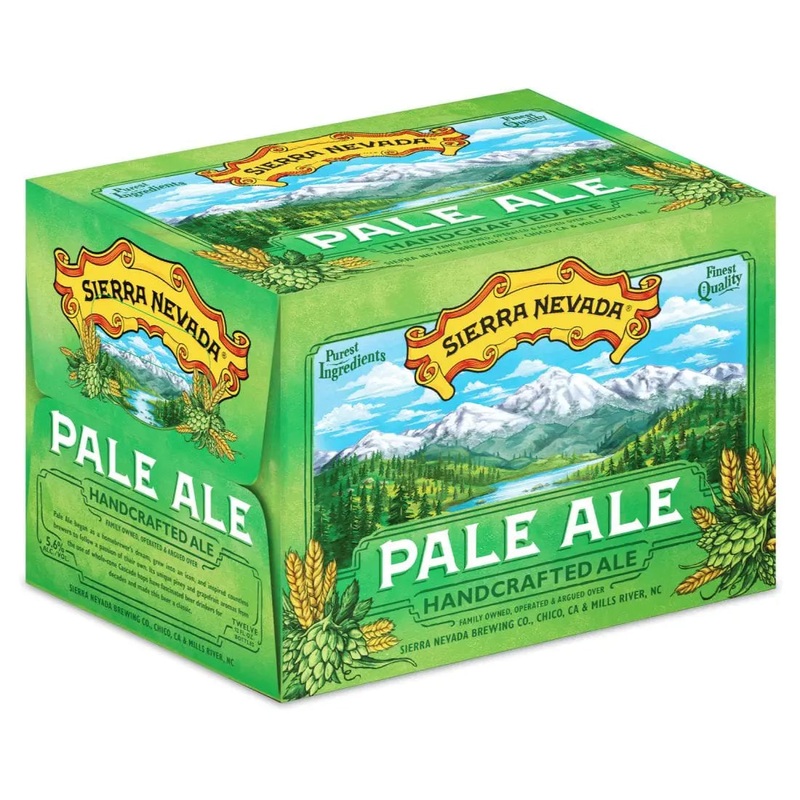 Sierra Nevada Pale Ale 12oz 12 Pack Bottles