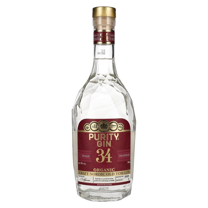 Purity 34 CRAFT NORDIC OLD TOM Organic Gin 43% Vol. 0,7l