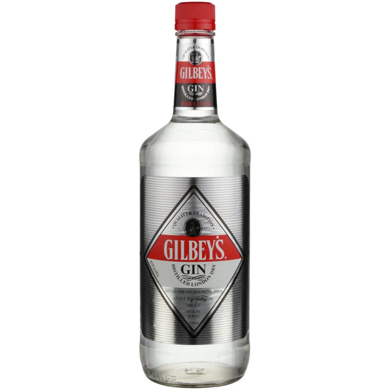 GILBEYS GIN 80 ROUND(BAR)
