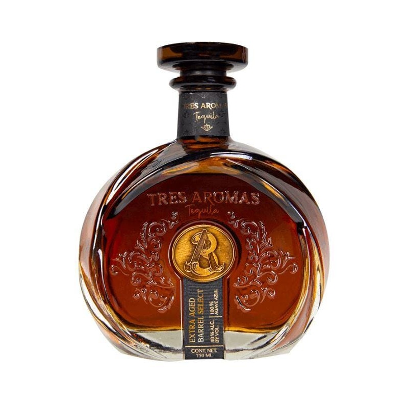 Tres Aromas Extra Aged Anejo Barrel Select Tequila 750mL