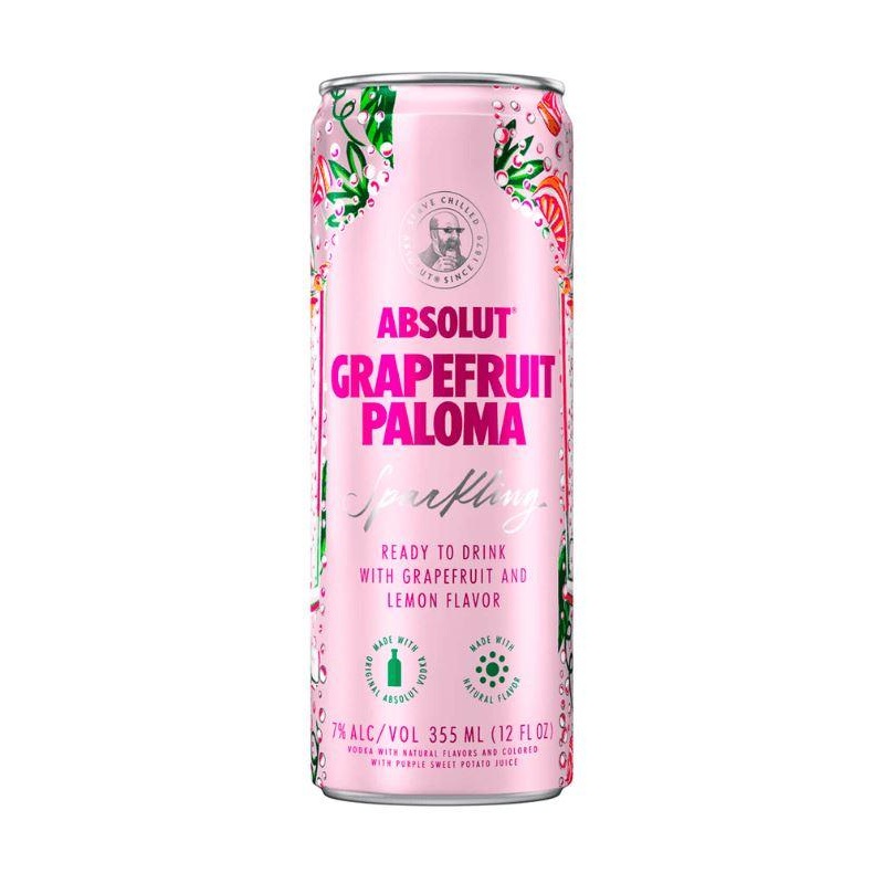 Absolut Grapefruit Paloma RTD Cocktail 4 Pack Cans