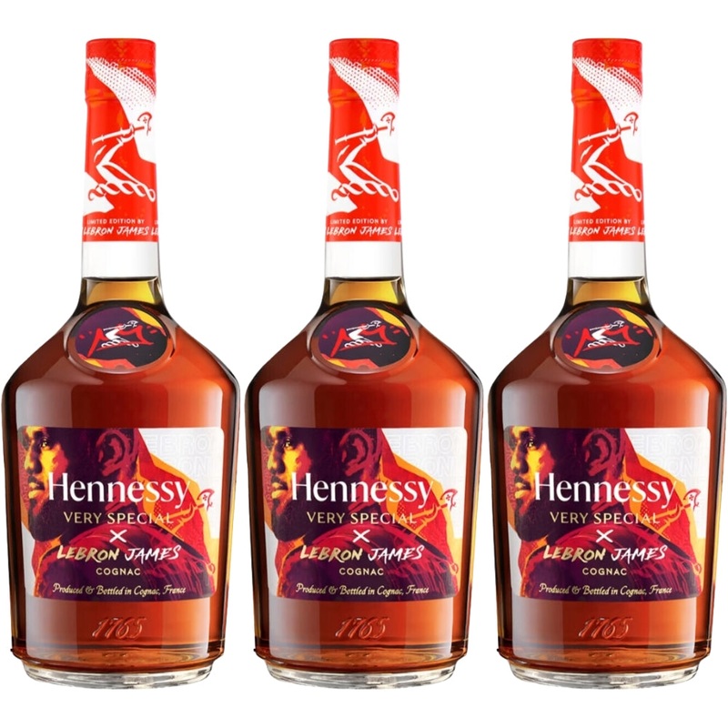 Hennessy VS X Lebron James Limited Edition Cognac 3pk