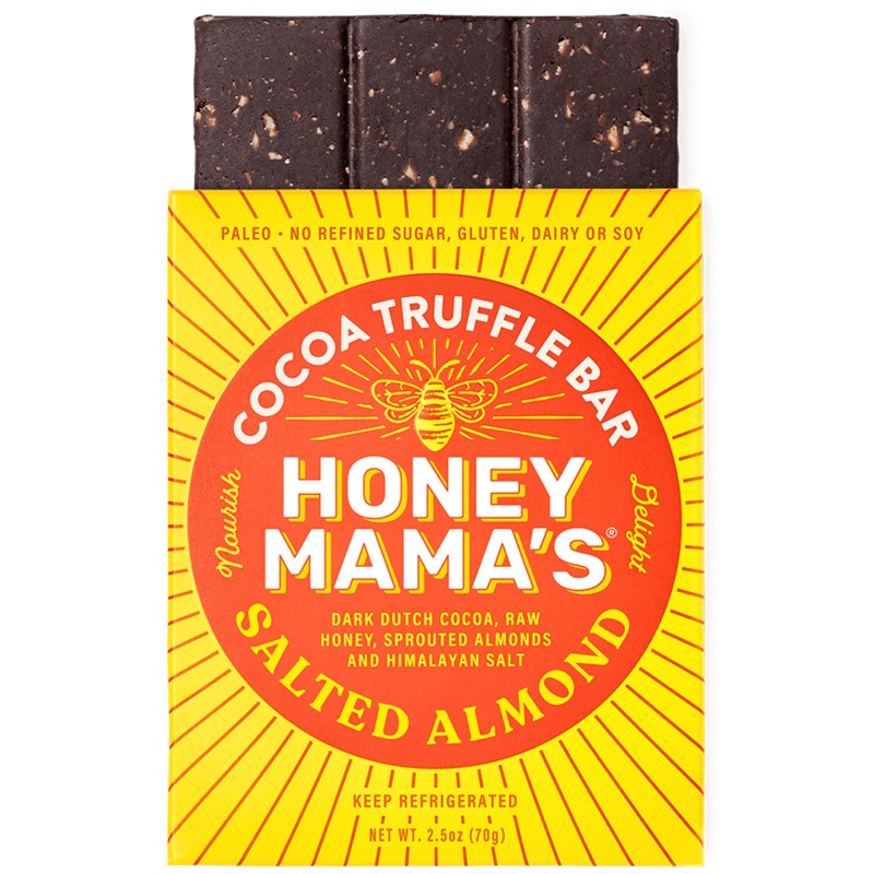 HONEY MAMA`S Almond Cocoa Refrigerated Truffle Bar