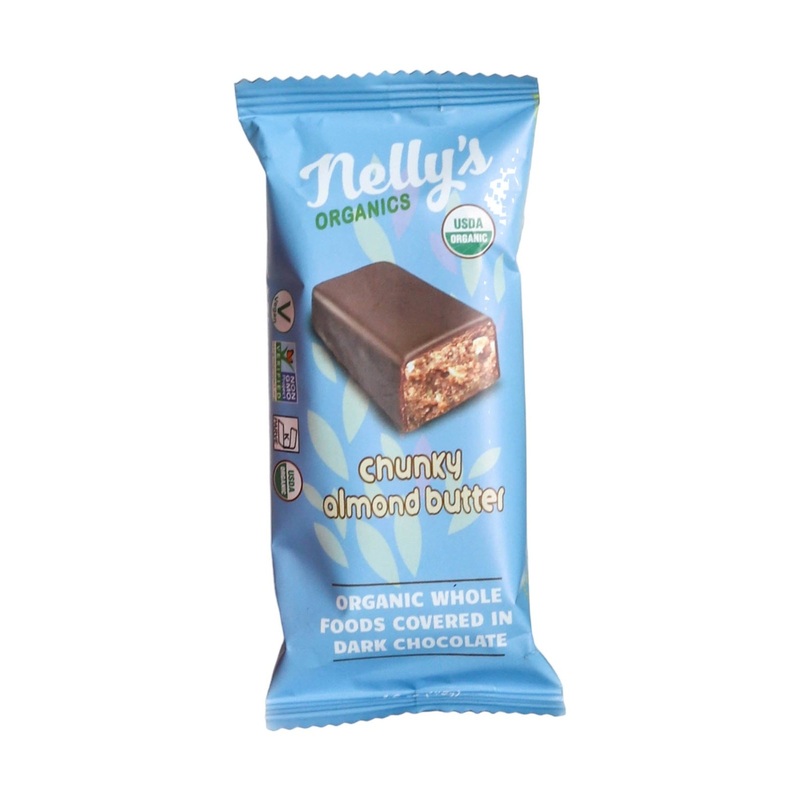 NELLY'S Organic Chunky Almond Butter Bar