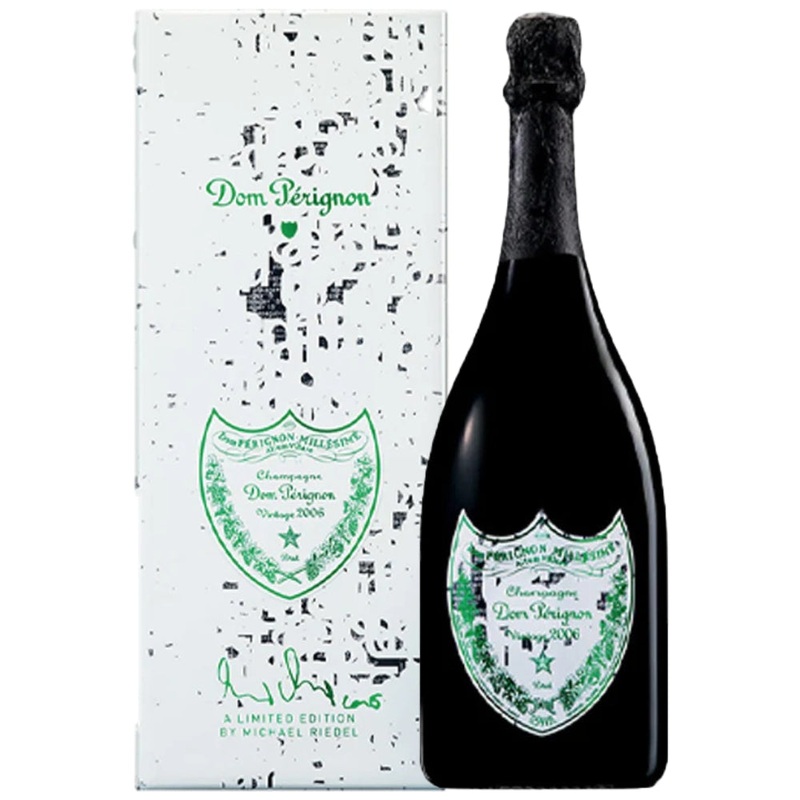 Dom Prignon Brut Vintage 2006 Limited Edition by Michael Riedel Gift Box