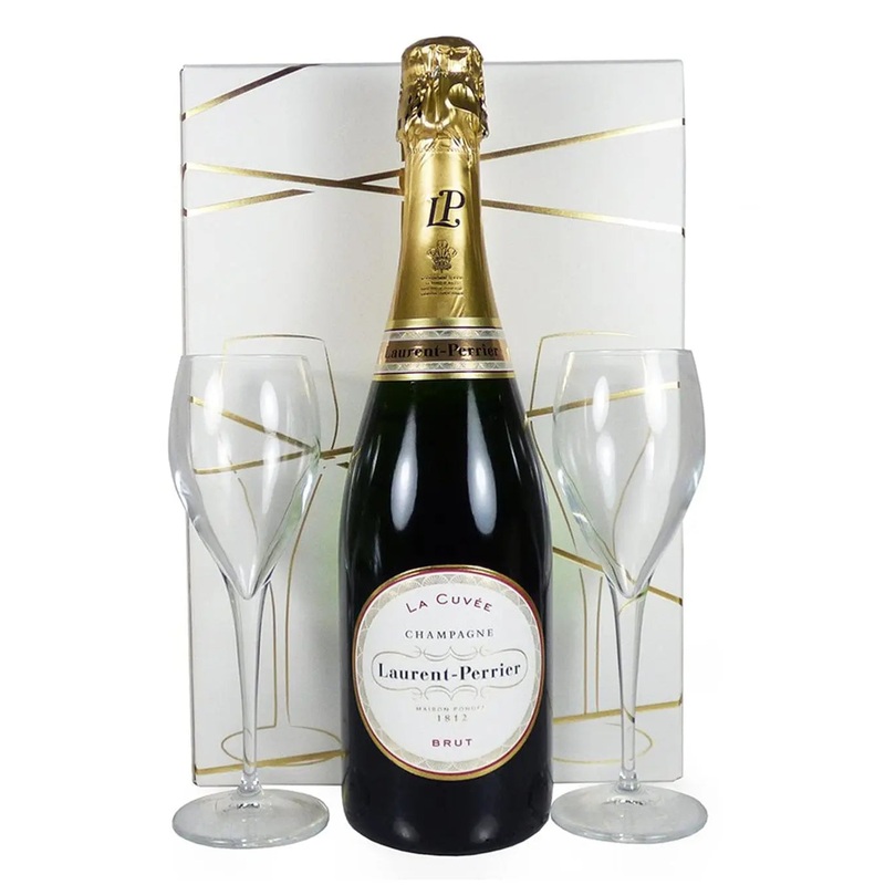 Laurent-Perrier La Cuve Flute Presentation Box Champagne, 75 cl