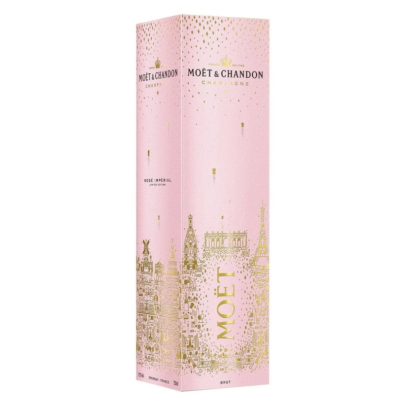 Mot & Chandon Ros End Of Year Gift Box Champagne, 75 cl