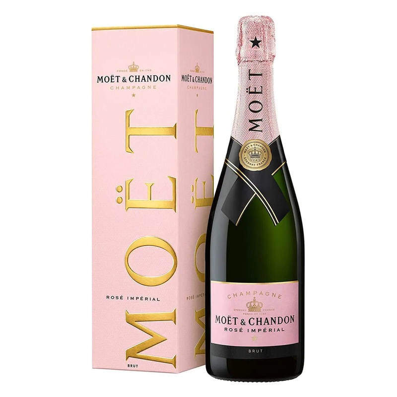 Mot & Chandon Ros Imprial Gift Box, 75 cl