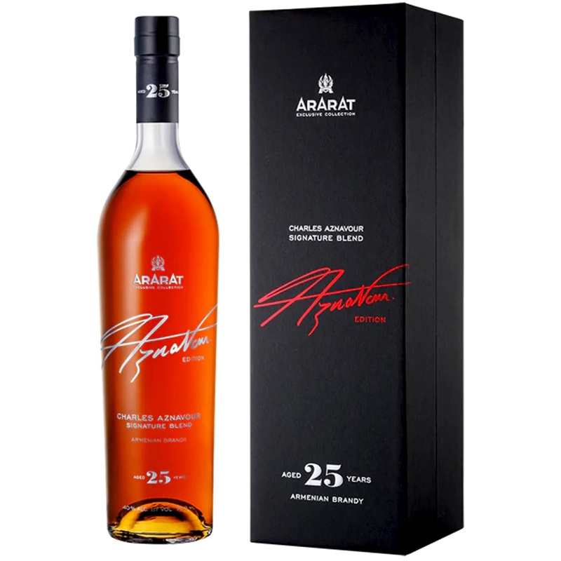 Ararat Charles Aznavour Armenian Brandy 25 Year Old