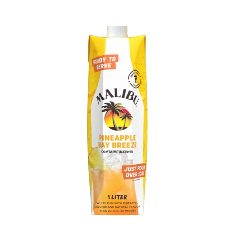 MALIBU RUM PINEAPPLE BAY BREEZE 25