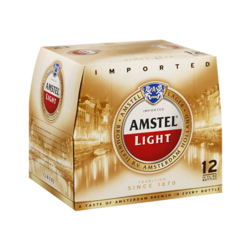 Amstel Light 12oz 12-Pack Bottle