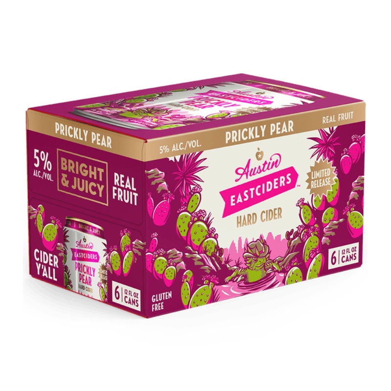 Austin Eastciders Prickly Pear 12oz 6-Pack Can