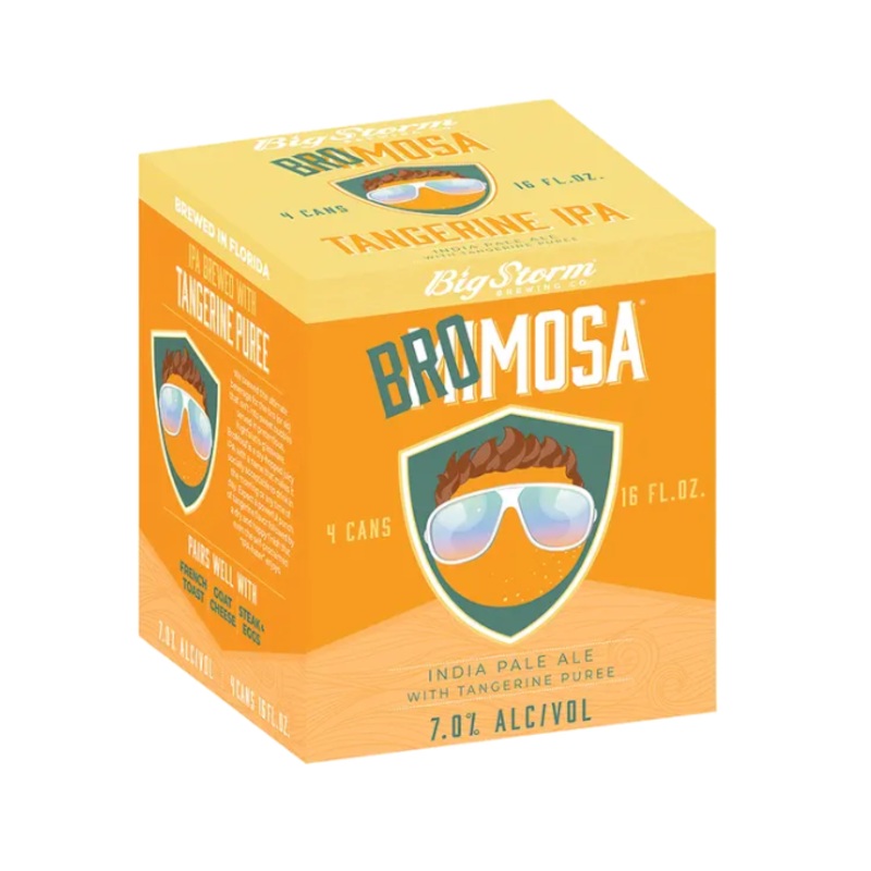 Big Storm Brewing Bromosa Tangerine 16oz 4-Pack Can