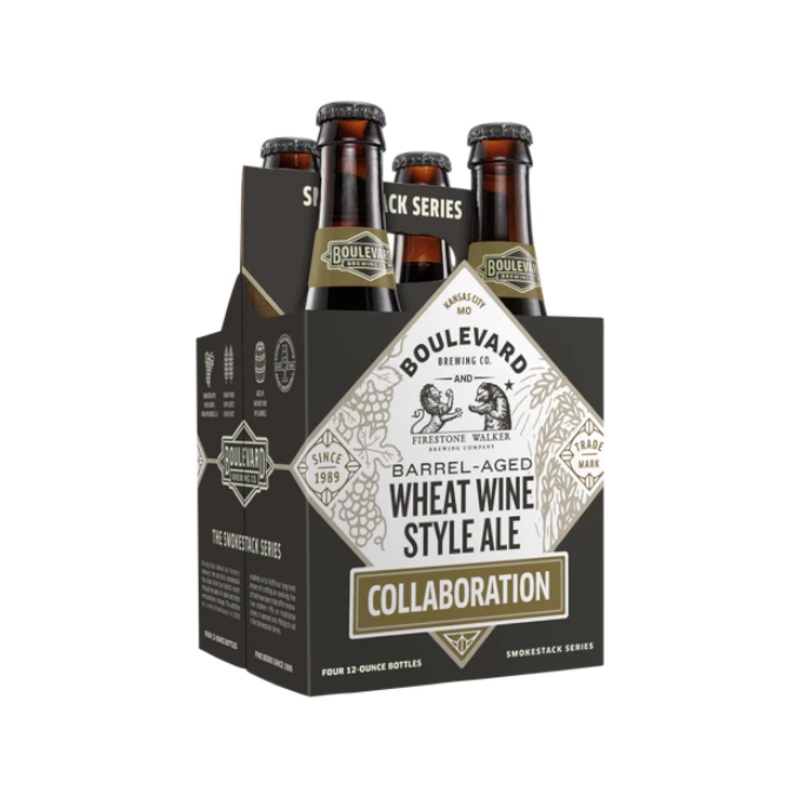 Boulevard Barrel Aged Wheat Wine Style Ale 12oz 4-Pack Bottle