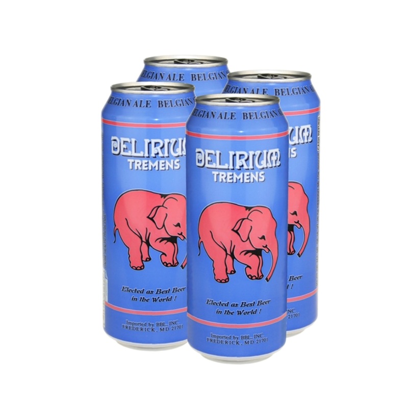 Brouwerij Huyghe Delirium Tremens Belgian Ale 16.9oz 4-Pack Can