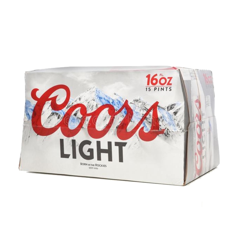 Coors Light 16oz 15-Pack Aluminum Bottle