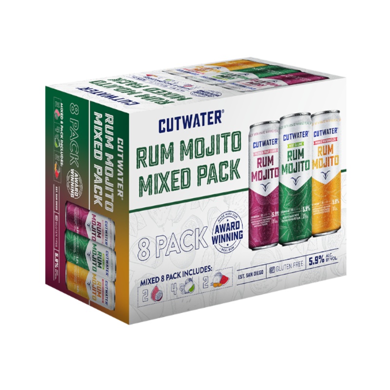 Cutwater Rum Mojito Variety 12oz 8-Pack Can