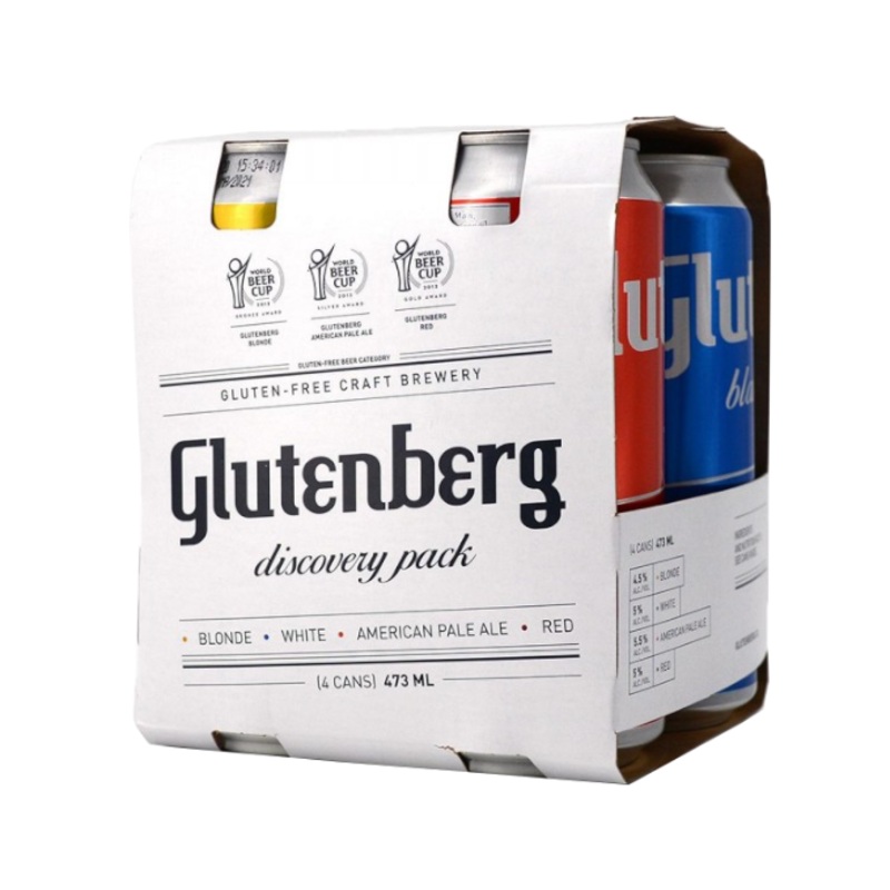 Glutenberg Discovery Variety Pack 16oz 4-Pack Can