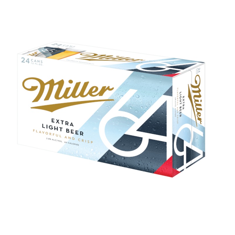 Miller 64 Light 12oz 24-Pack Can