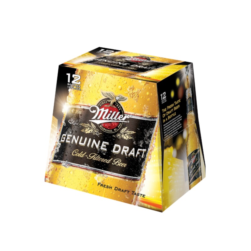 Miller Genuine Draft  12oz 12-Pack Bottle