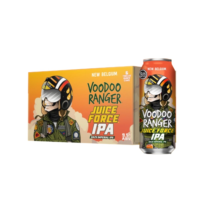 New Belgium Voodoo Ranger Juicy Force IPA 12oz 6-Pack Can