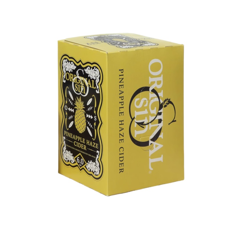Original Sin Pineapple Haze Cider 12oz 6-Pack Can