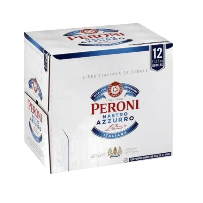 Peroni Nastro Azzurro 11.2oz 12-Pack Bottle