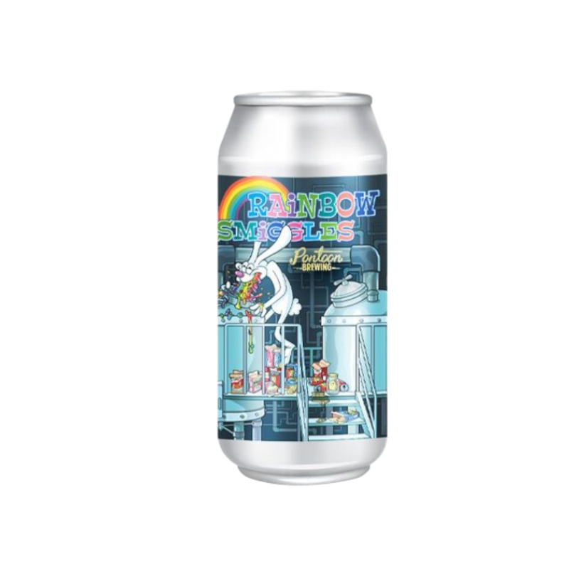 Pontoon Rainbow Smiggles 16oz 4-Pack Can