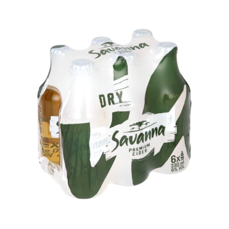 Savanna Dry Premium Cider 330ml 6-Pack Bottle