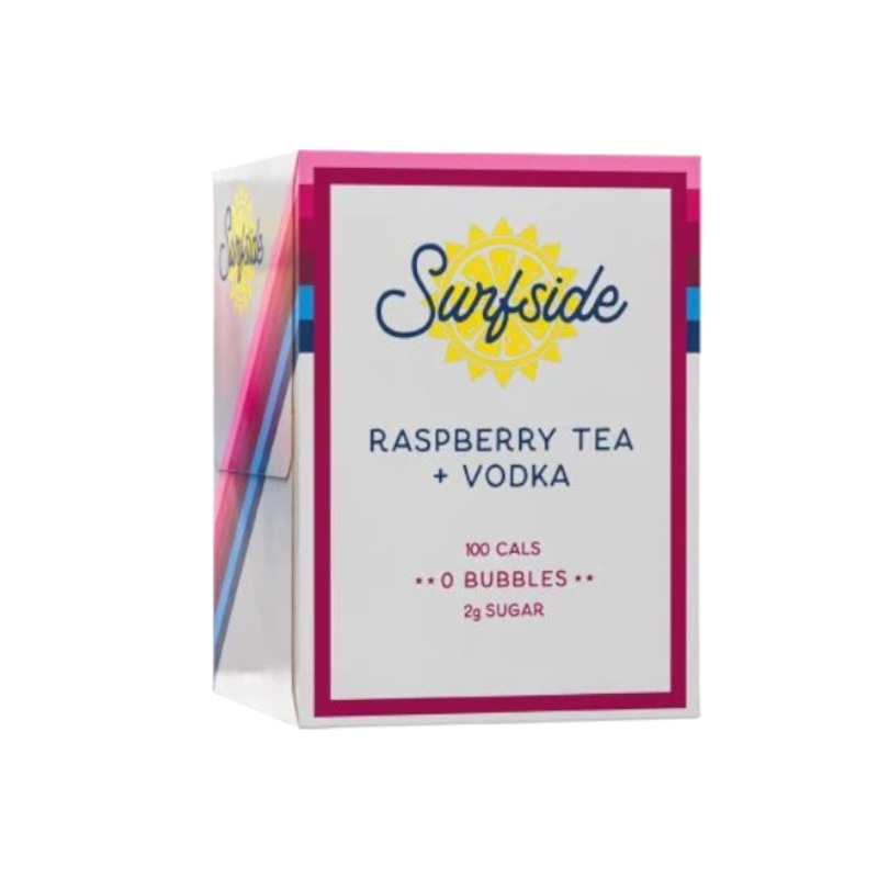 Surfside Raspberry Tea Vodka 12oz 4-Pack Can