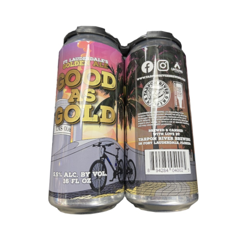Tarpon River Good As Gold 16oz 4-Pack Can