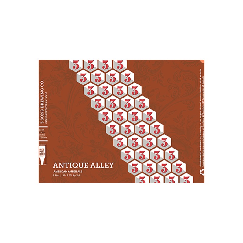 Three Sons Antique Alley 16oz 4-Pack Can