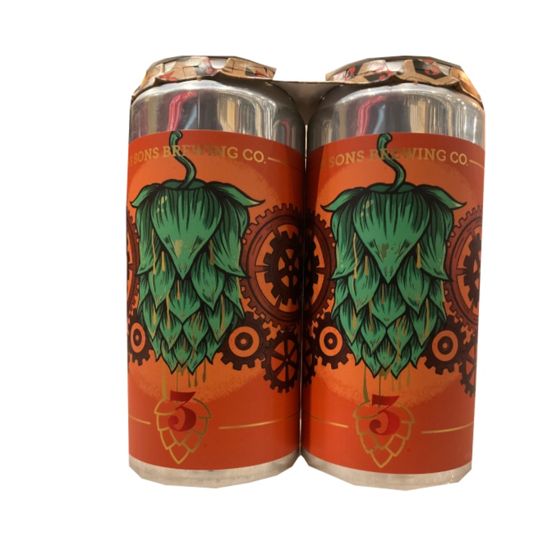 Three Sons Citrus Machine 16oz 4-Pack Can