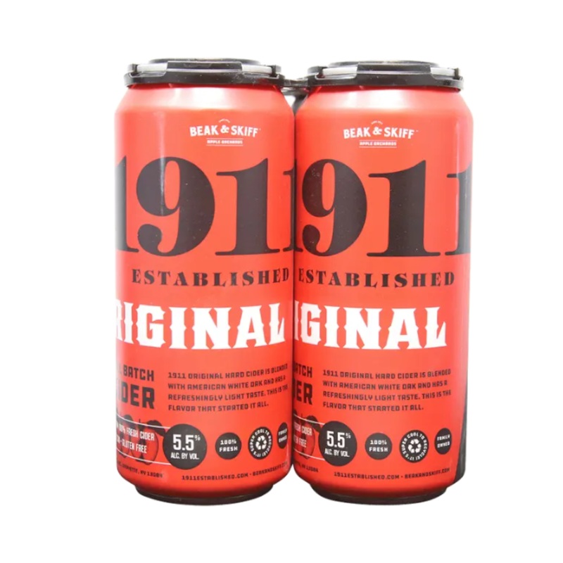 1911 Original Hard Cider 16oz 4-Pack Can